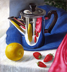 Cafeti&egrave;re chrom&eacute;e